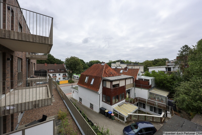 13 Balkonaussicht Etagenwohnung Hamburg