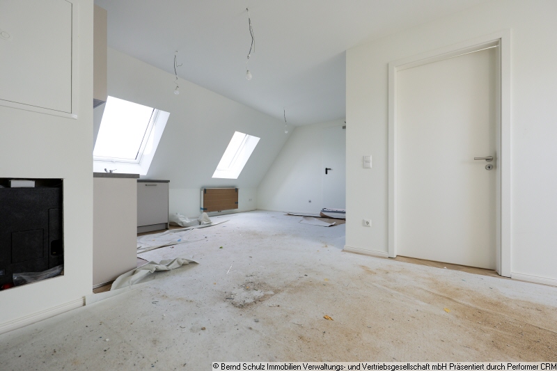 06 Wohnk�che 1 Dachgeschosswohnung Hamburg