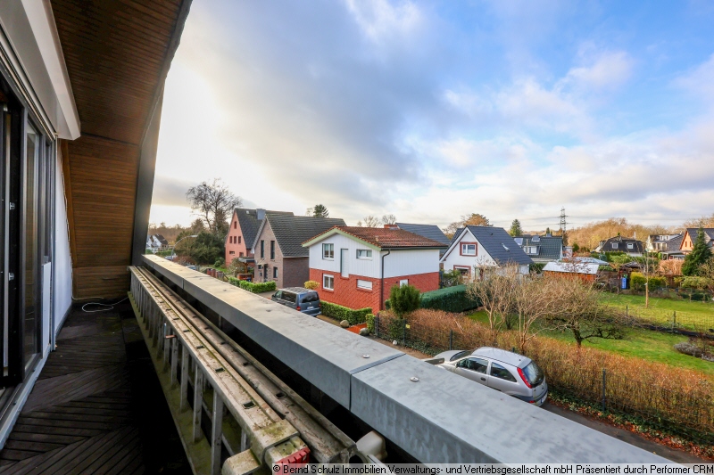 19 Ausblick von der Loggia Einfamilienhaus Hamburg