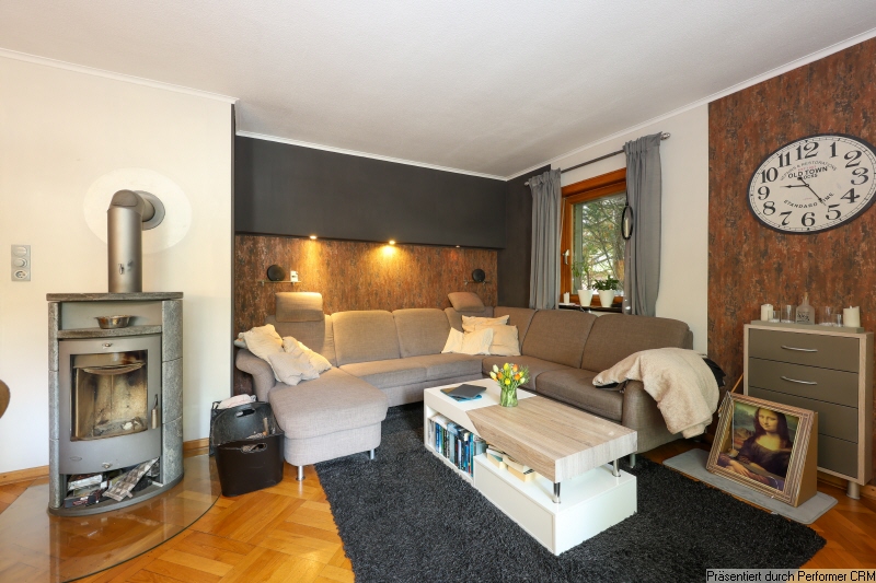 8 Kamin im Wohnzimmer Einfamilienhaus Hamburg
