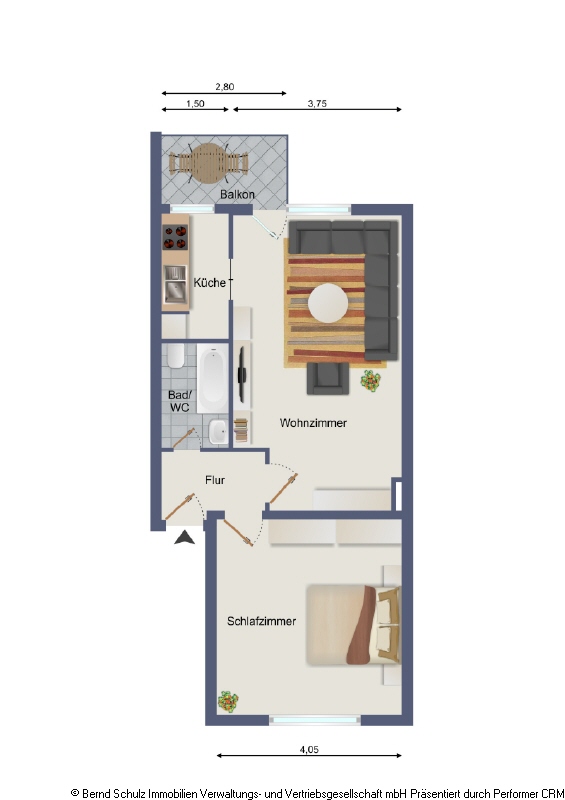 Grundriss Etagenwohnung Hamburg