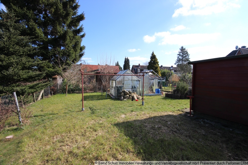 11 Blick von hinterer Grundst�cksgrenze Grundst�ck Hamburg