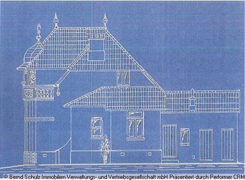 Seitenansicht Einfamilienhaus Hamburg