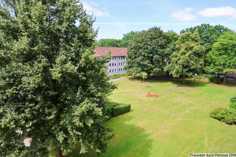 7 Ausblick vom Wohnzimmer Etagenwohnung Wedel
