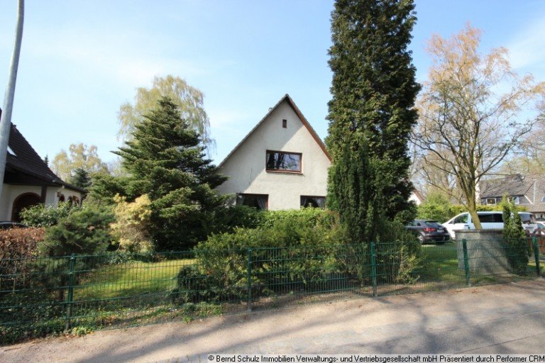 1 Hausansicht Hamburg Einfamilienhaus ruhige Sackgassenlage, Hinterhausbebauung m�glich