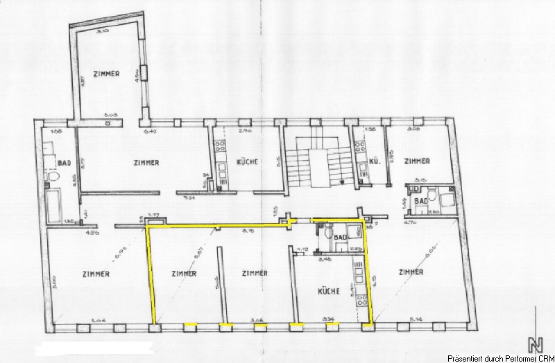 Grundriss Whg 08 Etagenwohnung Hamburg