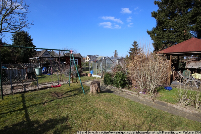 7 Blick in den Garten Grundst�ck Hamburg