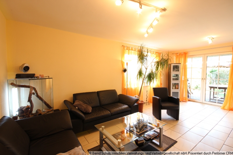 17 Sitzecke mit Blick Richtung Terrassent�r Einfamilienhaus Heist