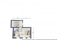 Grundriss 1-Zimmer in beliebter Wohngegend