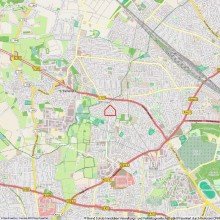 Umgebungsplan gro�z�gig geschnittenes Einfamilienhaus in gutem Zustand
