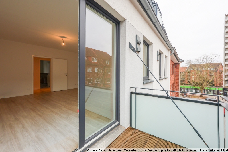 5 Blick vom Balkon Etagenwohnung Hamburg