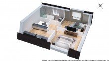 Grundriss DG Neubau Doppelhaush�lfte mit W�rmepumpe