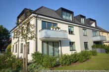 Hausansicht Moderne und helle 3-Zimmer-Whg mit Terrasse