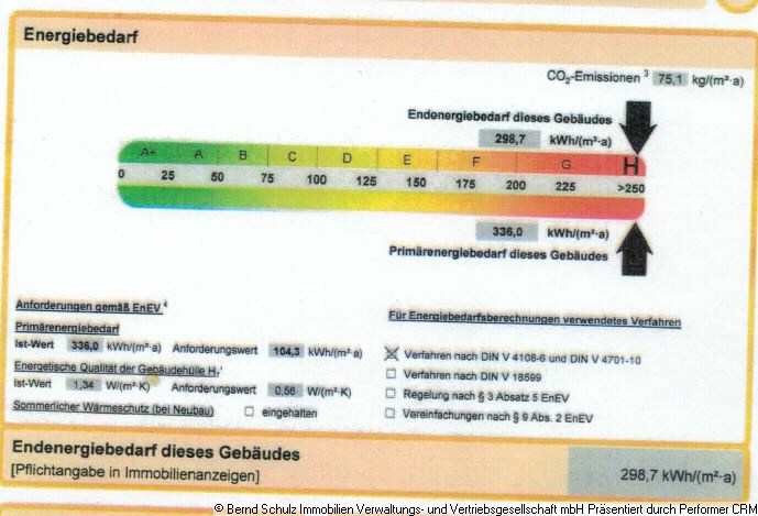 Energieausweis Einfamilienhaus Hamburg