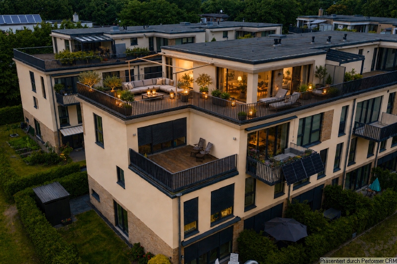 1 Penthouse_visualisiert Penthousewohnung Hamburg