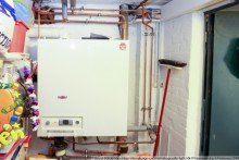 Heizung Endreihenhaus mit 3 Zimmern und Vollkeller und Garage -