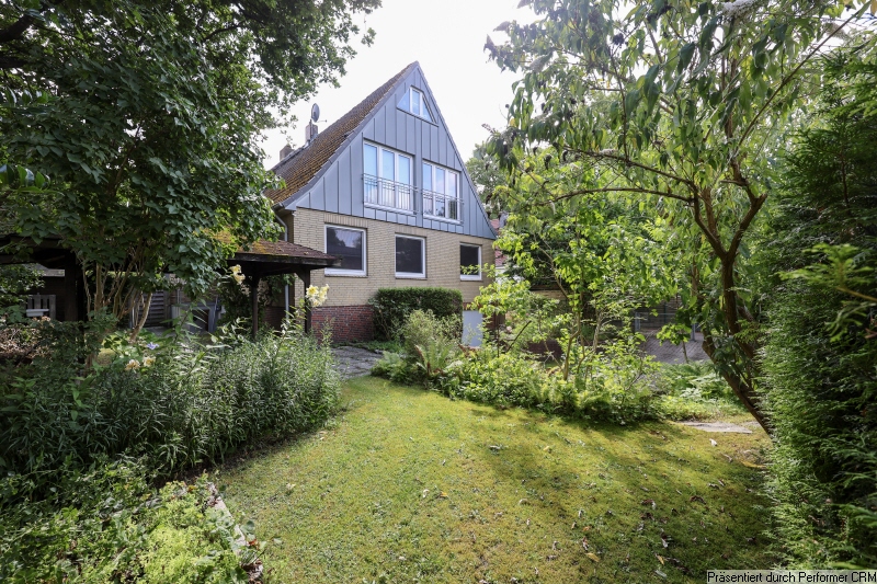 03 Objektansicht Westseite Erdgeschosswohnung Hamburg