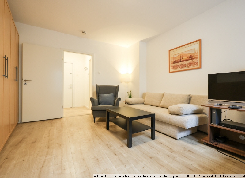 05 Wohn- und Schlafbereich Etagenwohnung Hamburg