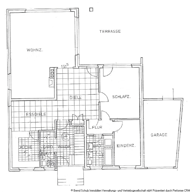 Grundriss Fasanenweg 4 EG Einfamilienhaus Holm