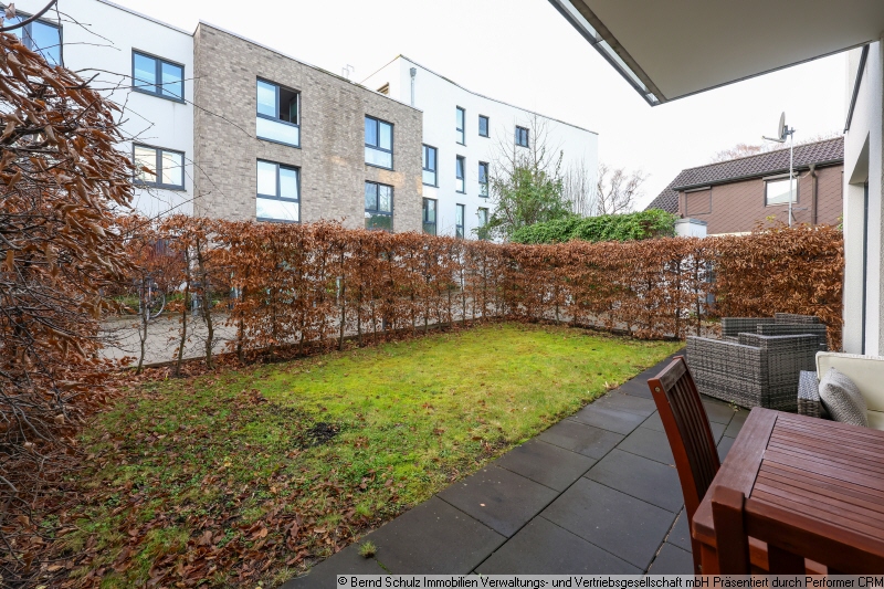 5 Terrasse mit Gartenst�ck Erdgeschosswohnung Hamburg