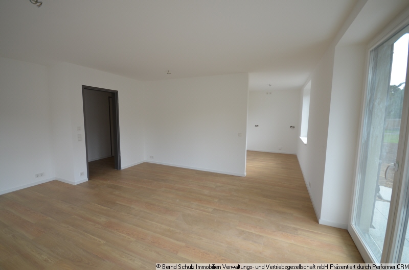 Wohnzimmer-K�che Erdgeschosswohnung Hamburg