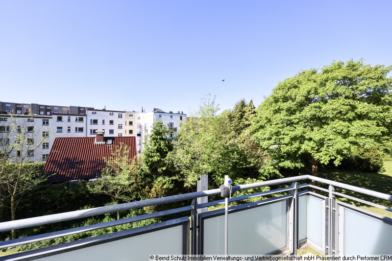 11 Balkonaussicht Etagenwohnung Hamburg