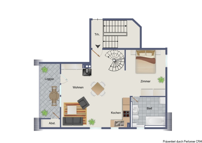 Grundriss Dachgeschoss Dachgeschosswohnung Schenefeld