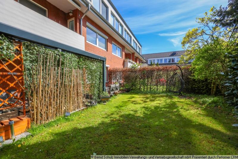 6 Garten mit Terrasse Erdgeschosswohnung Appen