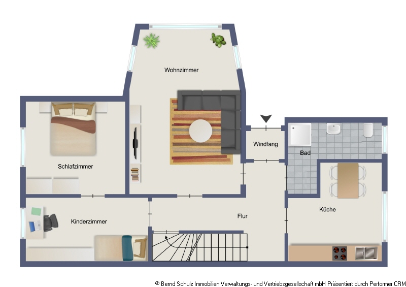 Grundriss EG Doppelhaush�lfte Hamburg