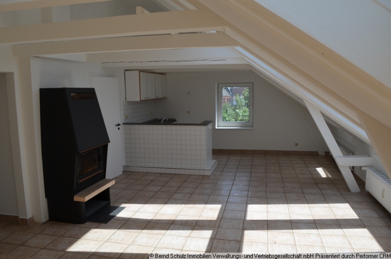 Wohnzimmer-K�chenbereich Wohnung Hamburg