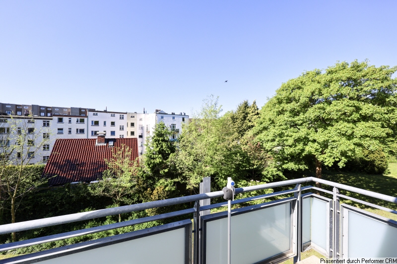 11 Balkonaussicht Etagenwohnung Hamburg