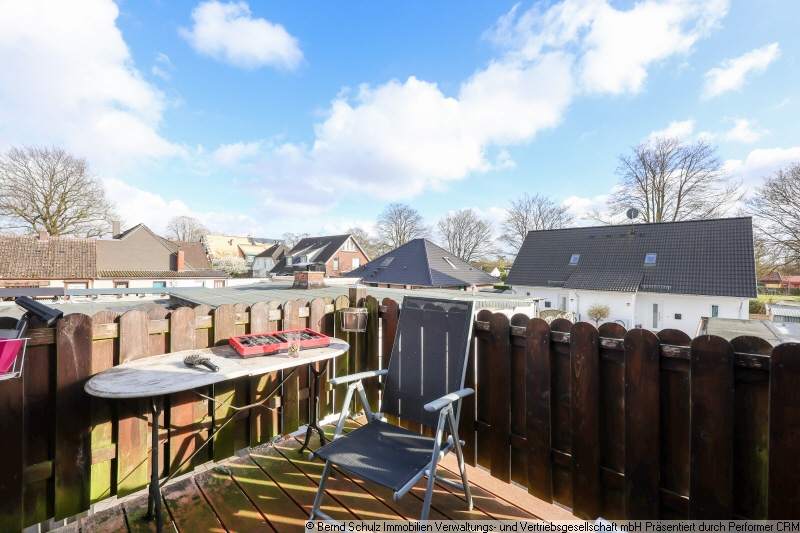 7 Aussicht vom Balkon Doppelhaush�lfte Schenefeld