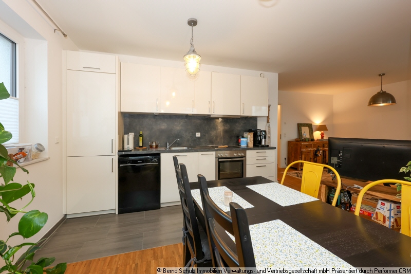 8 Essecke mit K�che Erdgeschosswohnung Hamburg