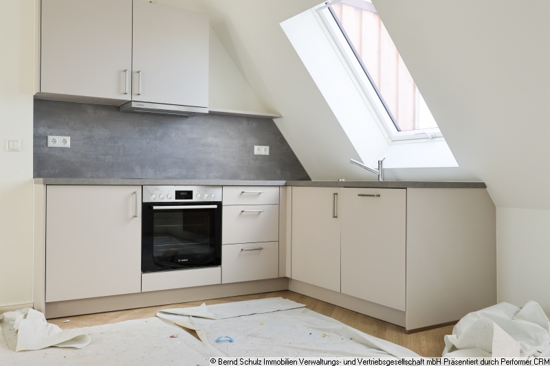 07 Einbauk�che 1 Dachgeschosswohnung Hamburg