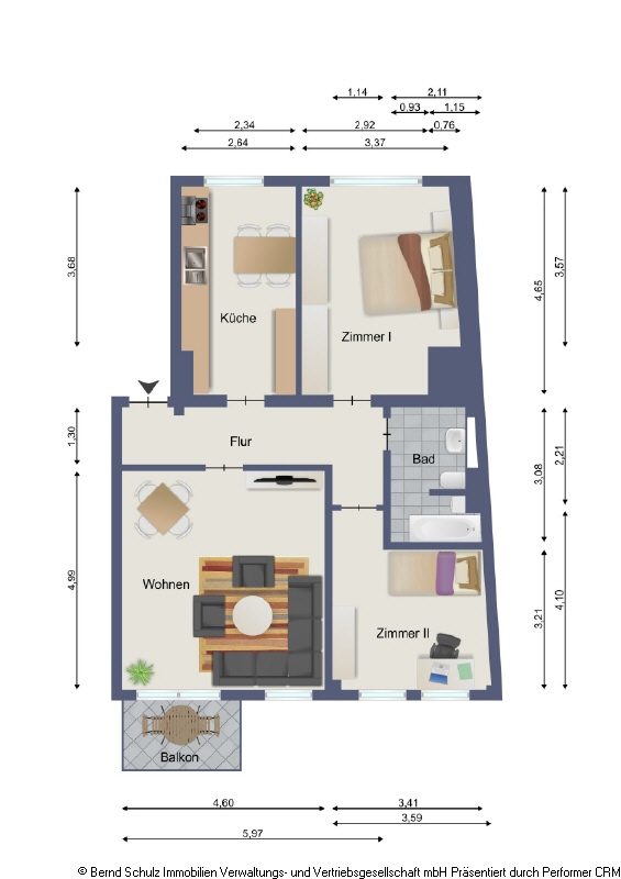 Grundriss Etagenwohnung Hamburg