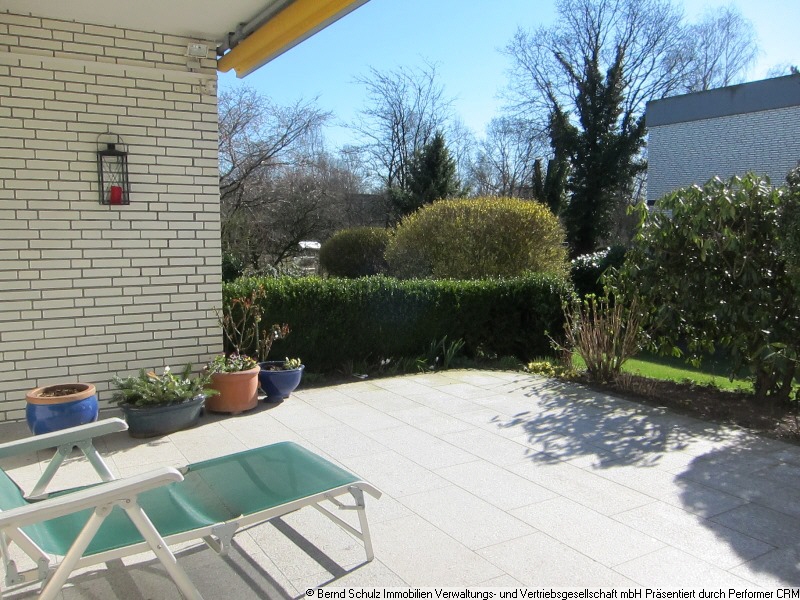 Terrasse Erdgeschosswohnung Hamburg