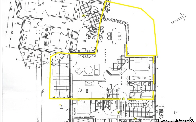 Grundriss EG rechts 2 Erdgeschosswohnung Pinneberg
